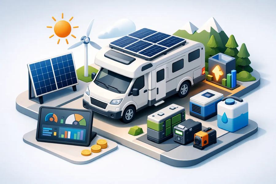 Autarkie im Wohnmobil realistisch berechnen