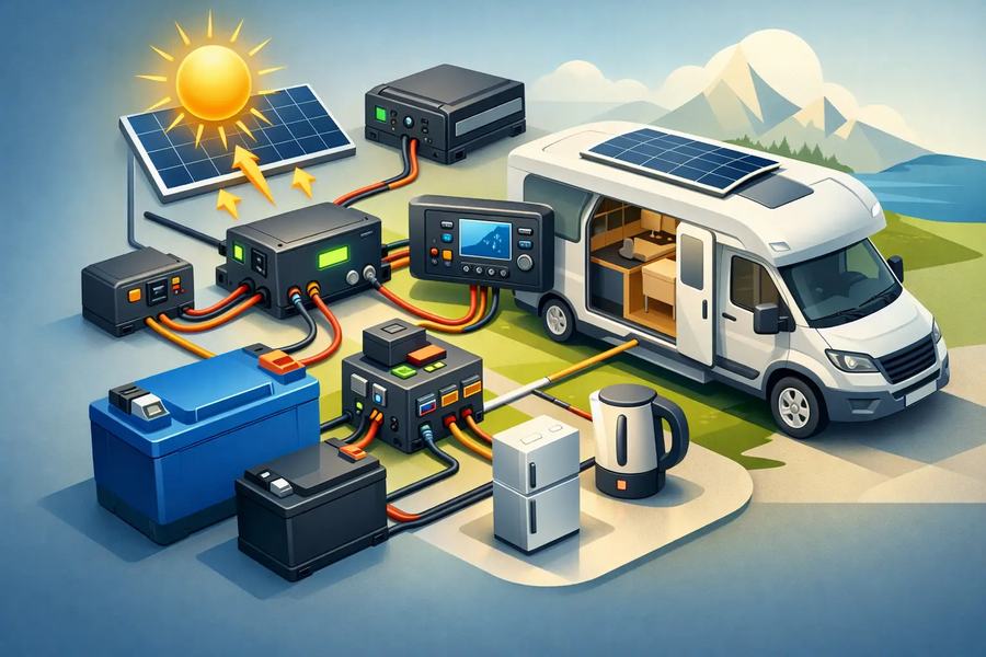 Batteriemanagement im Wohnmobil richtig planen