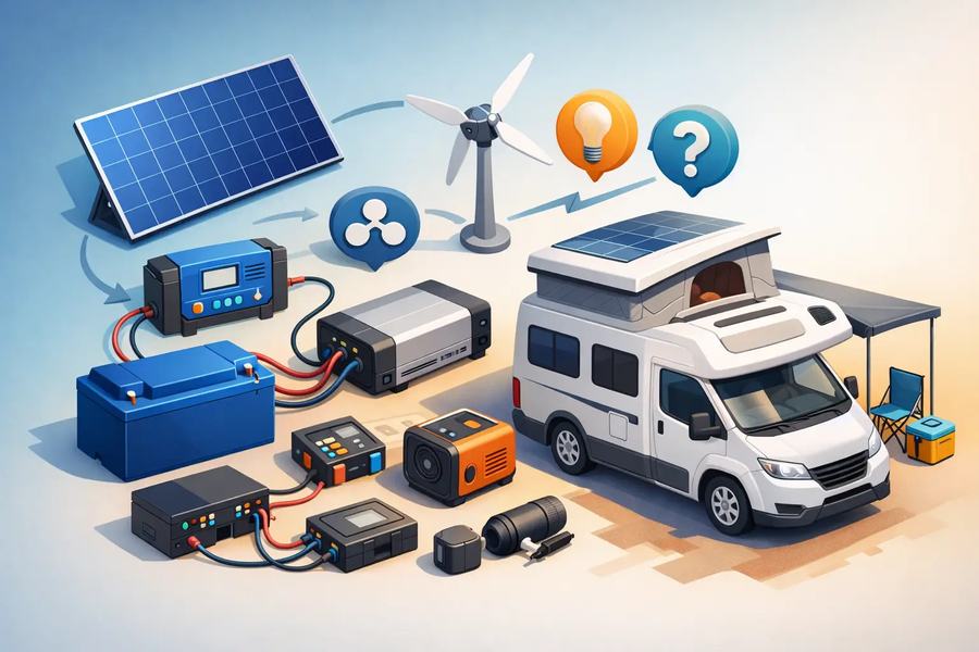 Camper Stromsystem planen ohne Fehlkäufe