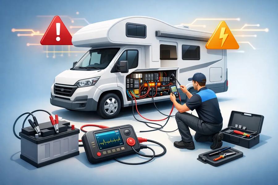 Elektrik Fehlerdiagnose Wohnmobil richtig angehen