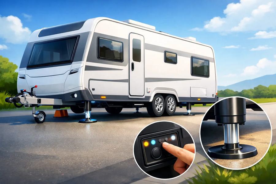 Erfahrungsbericht Hydraulikstützen am Caravan
