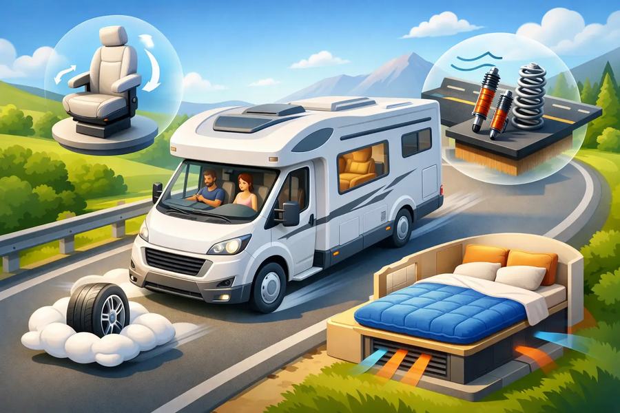 Fahrkomfort im Wohnmobil verbessern: So geht’s