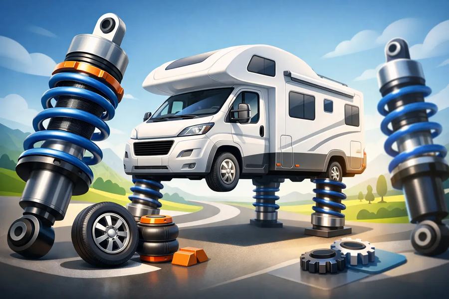 Fahrwerk-Tuning am Wohnmobil für mehr Komfort