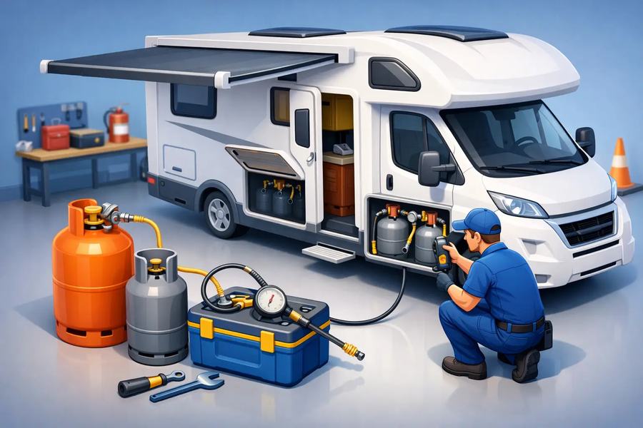 Gasprüfung Wohnmobil - Ablauf einfach erklärt