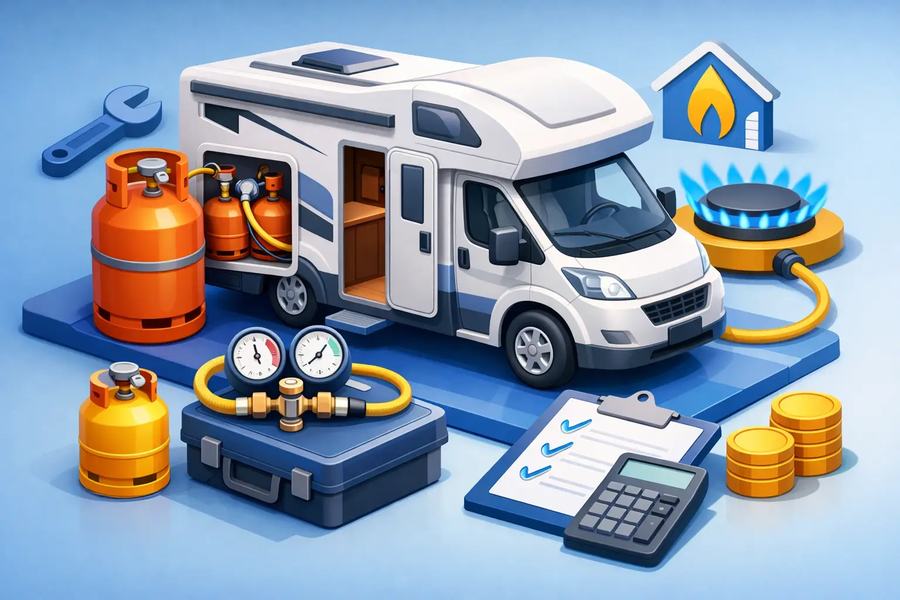 Gasprüfung Wohnmobil G 607 - Kosten im Überblick