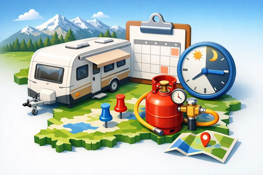 Gasprüfung Wohnwagen Bayern Termin planen
