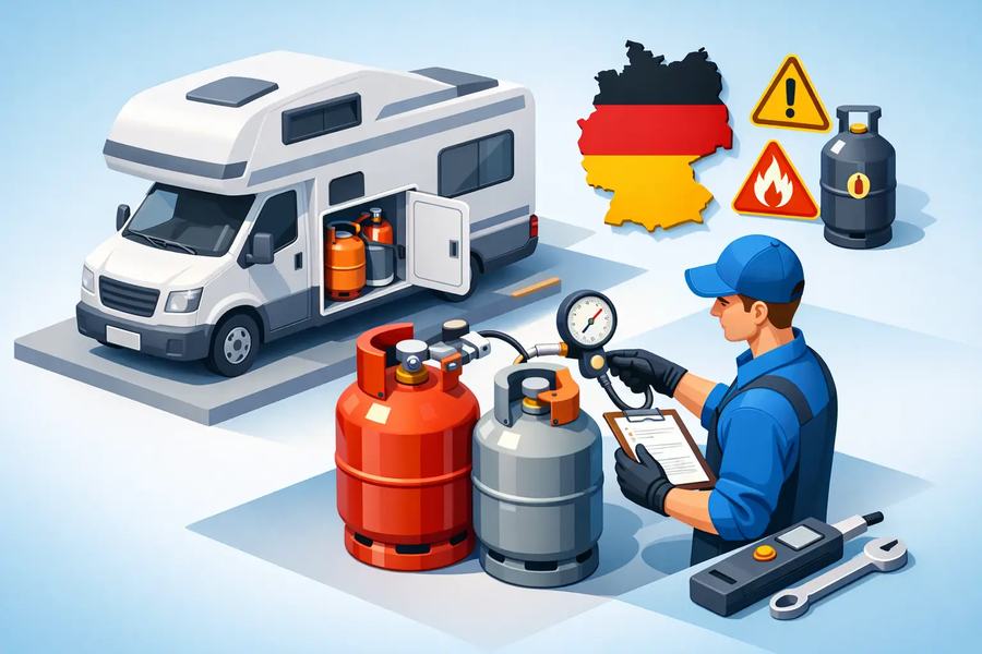 Gastankprüfung Wohnmobil: Deutschland-Regeln