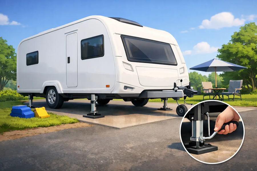 Hubstützen am Wohnwagen nachrüsten: Wann lohnt es sich?