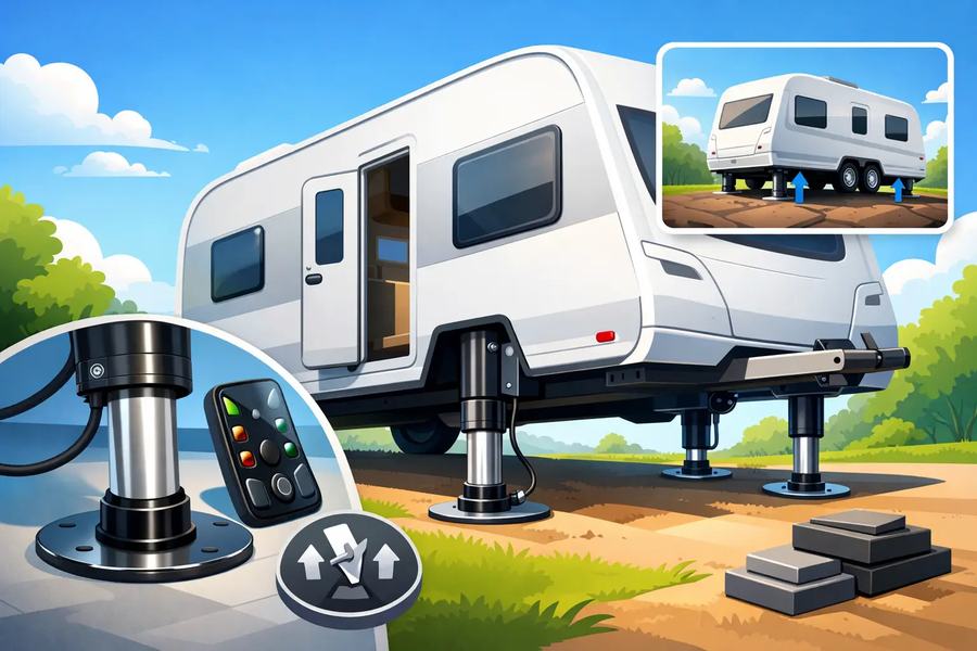 Hydraulische Hubstützen: Erfahrungen im Caravan