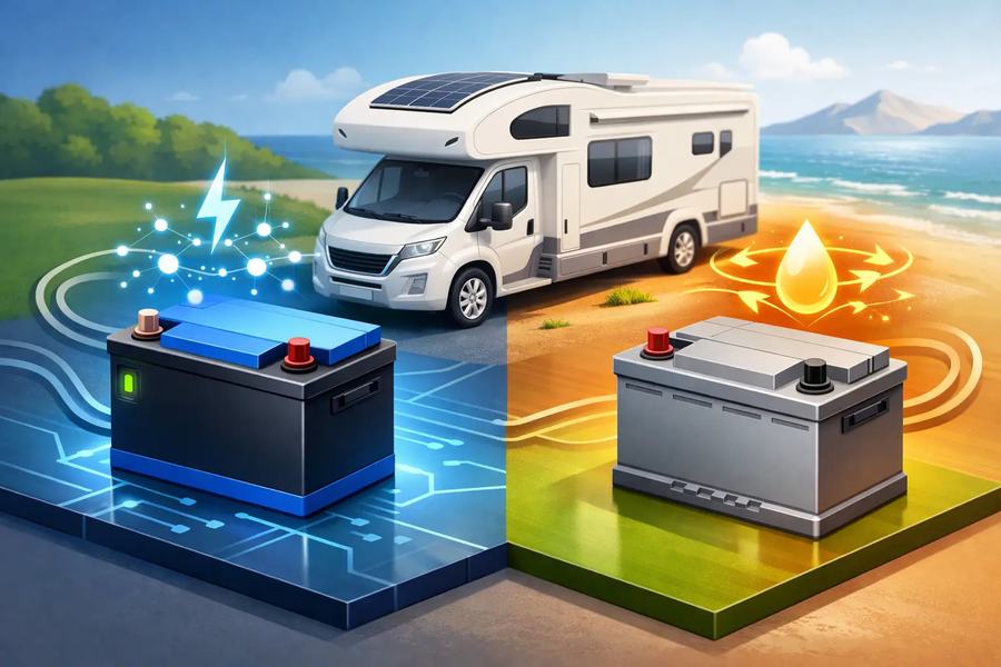 LiFePO4 oder Gel-Batterie im Wohnmobil?