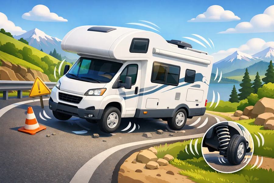 Warum schaukelt das Wohnmobil?