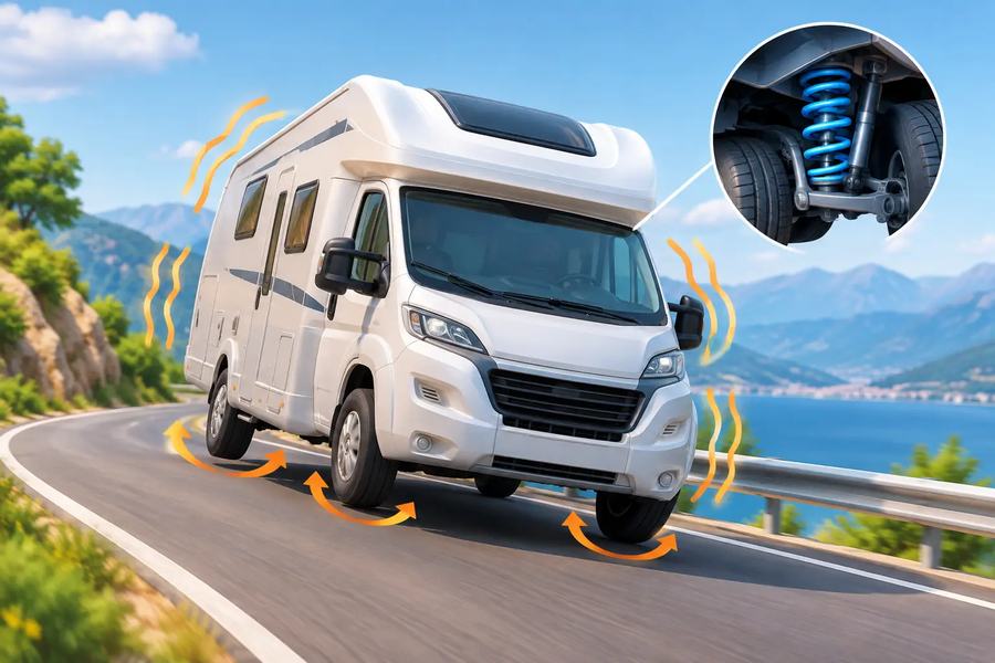 Warum schwankt ein Wohnmobil während der Fahrt?