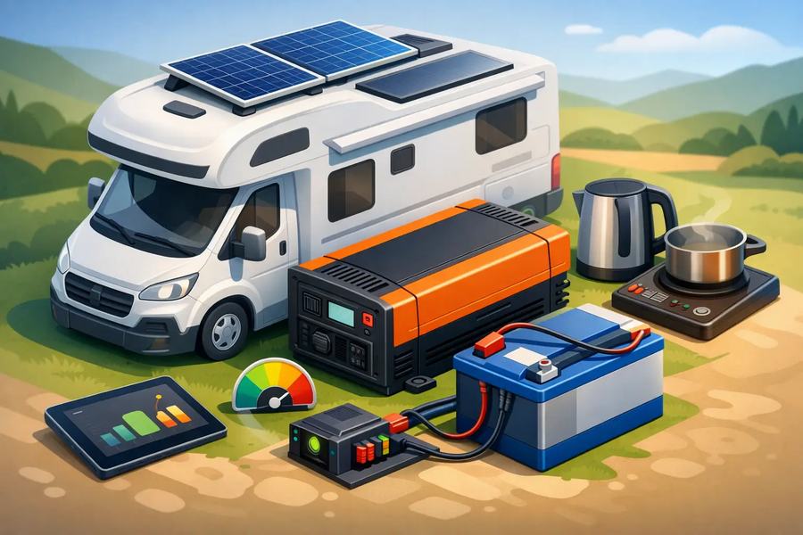 Wechselrichter im Wohnmobil richtig dimensionieren