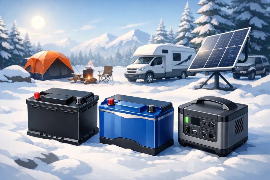 Welche Batterie für Wintercamping passt?