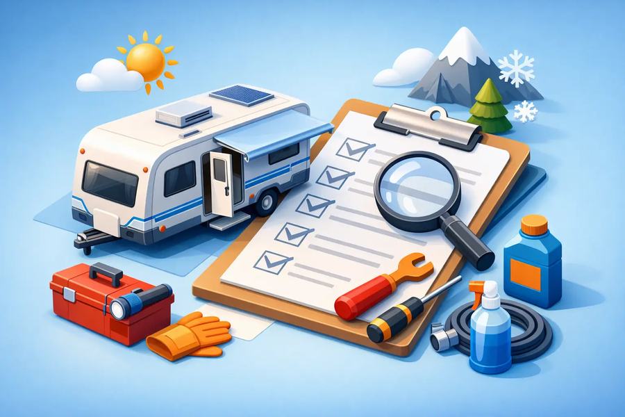 Wohnwagen Wartung Checkliste für jede Saison